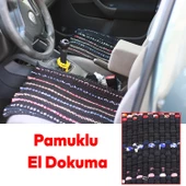 Otomobil Araba Araç Koltuk Koruma Kilim Minder 3 Lü Küçük Set Terlemeyen Örtü Tüm Araç Uyumlu - 4