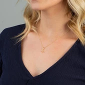 14 Ayar Altın Kelebek Kolye 1,55 gr thumbnail 2