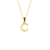 14 Ayar Altın C Harfi Kolye 1,48 gr - 1