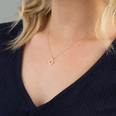 14 Ayar Altın Sade Kalp Kolye 1,83 gr thumbnail 2