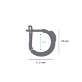 14 Ayar Altın Halka Çocuk Küpe 1.65 gr - 2