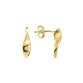 14 Ayar Tektaş Altın Küpe 1,90 gr thumbnail 1