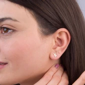 14 Ayar Altın K Harf Küpe 0,49 gr - 2