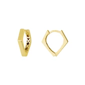 14 Ayar İtalyan V Tasarım Altın Küpe 3,00 gr - 6