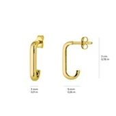 14 Ayar İtalyan Klasik Altın Küpe 1,85 gr - 5