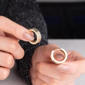 14 Ayar İtalyan Halka Altın Küpe 5,20 gr thumbnail 4