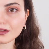 14 Ayar İtalyan Klasik Altın Küpe 1,85 gr - 3