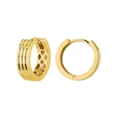 14 Ayar İtalyan Halka Altın Küpe 5,20 gr thumbnail 1