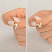 14 Ayar Altın Y Harfi Kolye Ucu 0,35 gr thumbnail 6