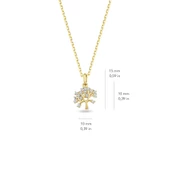14 Ayar Altın Hayat Ağacı Kolye 1.88 gr thumbnail 2