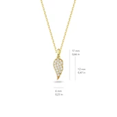 14 Ayar Altın Melek Kanadı Kolye 1.94 gr thumbnail 2