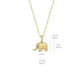 14 Ayar Altın Fil Kolye 1.95 gr thumbnail 2