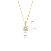 14 Ayar Altın Dümen Kolye 1,8 gr thumbnail 2