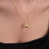 14 Ayar Altın Minik Kalp Kolye 1,70 gr thumbnail 5