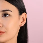 14 Ayar Altın Yıldız Küpe 1,22 gr - 3