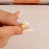 14 Ayar Altın Melek Küpe 1,54 gr - 4