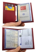 Araç Ruhsat Kabı Kırmızı - Oset - 3