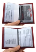 Araç Ruhsat Kabı Kırmızı - Oset - 4