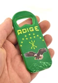 Adige - Çerkes Bayrak Baskılı Magnet Açacak - 6