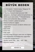 Bej Büyük Beden Rahat Kesim Cepli Uzun Kol Regular Fit Erkek Gömlek  - 150-11 - 4