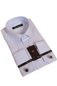 Mavi Rahat Kesim Micro Kumaş Kol Düğmeli Regular Fit Erkek Gömlek - 190-4 - 1
