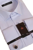 Mavi Rahat Kesim Micro Kumaş Kol Düğmeli Regular Fit Erkek Gömlek - 190-4 - 2