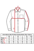 İndigo Ekstra Dar Kesim Likralı Esnek Micro Kumaş Kol Düğmeli Slim Fit Erkek Gömlek - 195-5 - 4