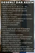 Krem Yakma Desenli Dar Kesim Micro Kumaş Kol Düğmeli Slim Fit Erkek Gömlek - 222-10 - 5