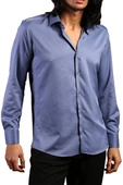 İndigo Dar Kesim Micro Kumaş Kol Düğmeli Slim Fit Erkek Gömlek - 201-5 - 2