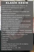 İndigo Rahat Kesim Micro Kumaş Kol Düğmeli Regular Fit Erkek Gömlek - 190-5 - 5