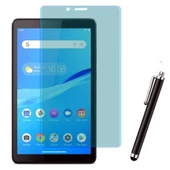 Lenovo Tab M7 7 inç Standlı Tablet Kılıfı Ekran Koruyucu Kalem Set - 9