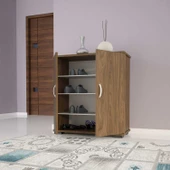 MODİLAYN BULUT 70 x 76 cm Ayakkabılık Dolabı Ceviz - 3
