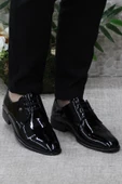 Pierre Cardin 7028 Siyah Rugan Damat Ayakkabısı Takım Ayakkabısı Erkek Klasik Ayakkabı thumbnail 2