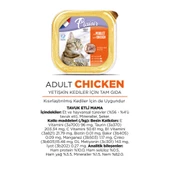 Plaisir Pate 100Gr Tavuk Etli 1Adet Yaş Kedi Maması - 2
