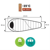 Trimm Balance -25'C Ultralight Uyku Tulumu - 185R, Yeşil - 3