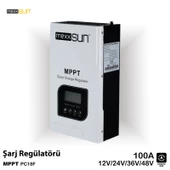 Mexxsun 12/24/48V 100A MPPT Şarj Regülatörü thumbnail 3