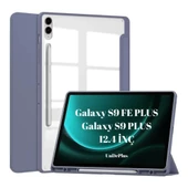 Samsung Galaxy Tab S9 FE Plus/S10 Plus/S9 Plus Kılıf Grafiti Şeffaf Kalem Bölmeli X610-16-810-18 X820 - 7