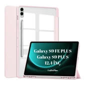 Samsung Galaxy Tab S9 FE Plus/S10 Plus/S9 Plus Kılıf Grafiti Şeffaf Kalem Bölmeli X610-16-810-18 X820 - 6