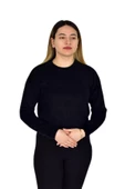 Kadın Yumoş Spor Triko Kazak BGL-ST03365 - 5