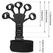 BUFFER®  Esneyebilen Bilek Ve Kol Geliştirici Kavrama Güçlendirici El Parmak Spor Aparat - 3