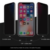 İphone 7-8 Plus LOGİS Hayalet Privacy Gizli 6D Ekran Koruyucu Cam thumbnail 5