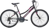 Bianchi Bella 24 V Fren 21 Vites 24 Jant Dağ Bisikleti Siyah Fuşya - 1