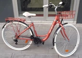 Carraro Juliet 28 V Fren 21 Vites 28 Jant Şehir Bisikleti Mat Kiremit Krom 43 Kadro - 1