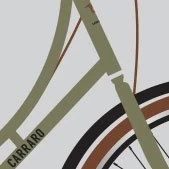 Carraro Modena V Fren 7 Vites 28 Jant Şehir Bisikleti Açık Yeşil Kahve 46 Kadro - 1