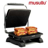 Siyah Döküm Organik Tost Makinesi 1800w Msl-2026 - 1
