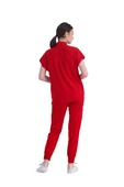 SANEM- Kadın Likralı Kırmızı Üniforma Takımı thumbnail 4