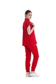 SANEM- Kadın Likralı Kırmızı Üniforma Takımı thumbnail 2