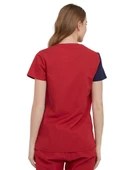 SELEN Kadın Koton Kırmızı Üst Üniforma thumbnail 2