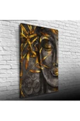 Altın Kadın Canvas Tablo (50x70) thumbnail 2