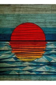 Günbatımı Canvas Tablo (50x70) - 3